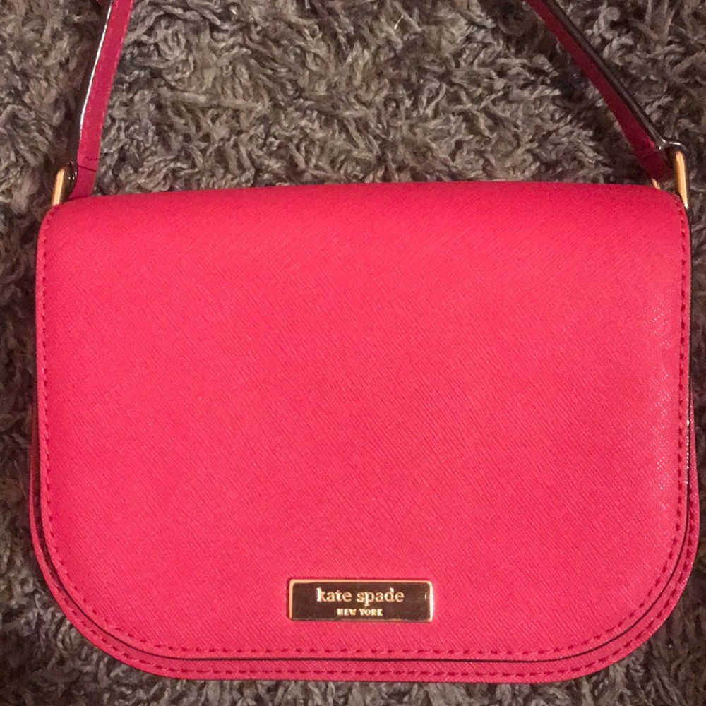 KATE SPADE HOT PINK CROSSBODY